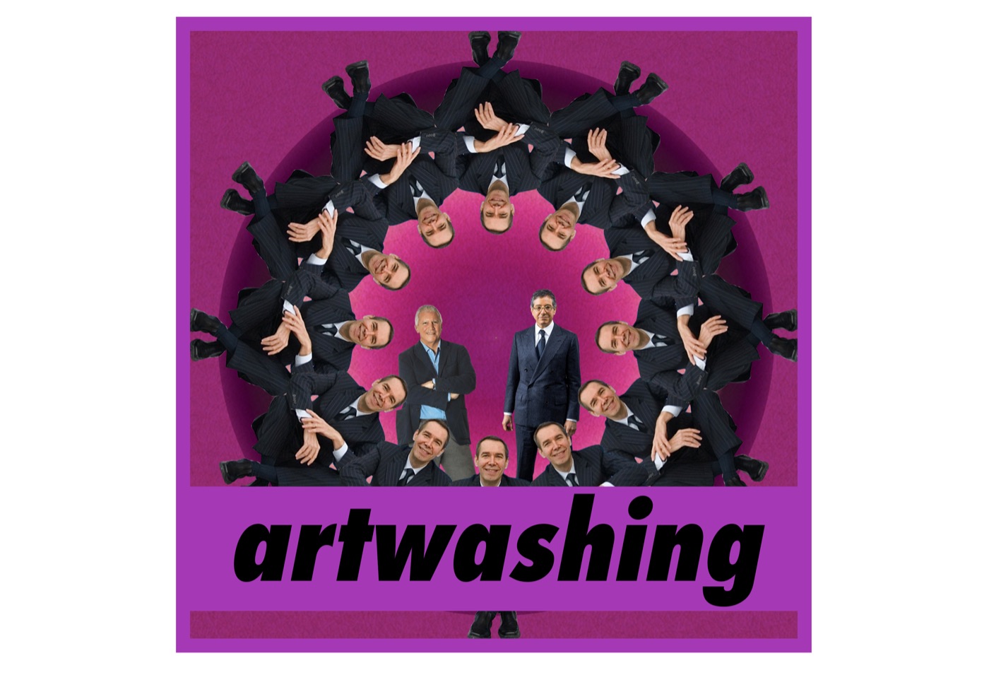 Artwashing generative data poster